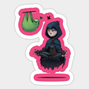 Raven and Beast Boy Sticker